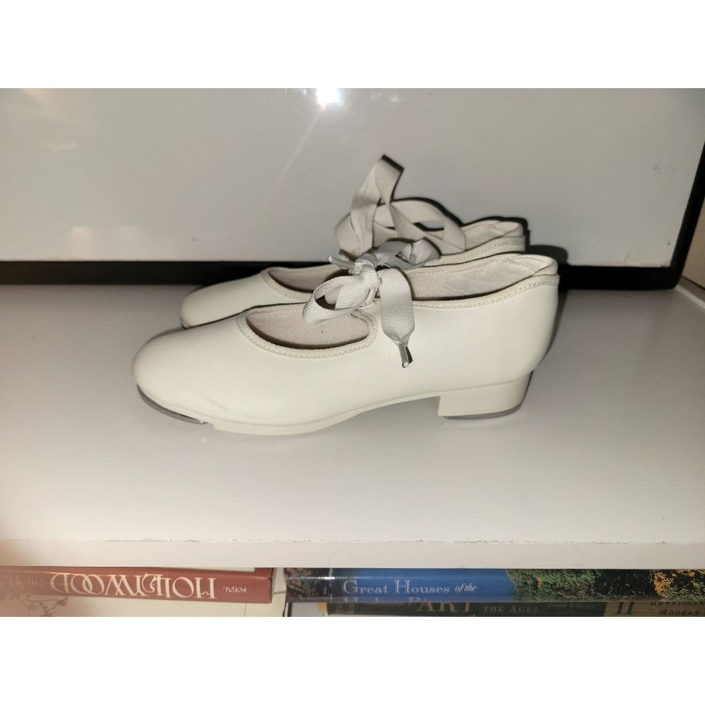 CAPEZIO Kids Children tap dance White New Size 1.5 Kids